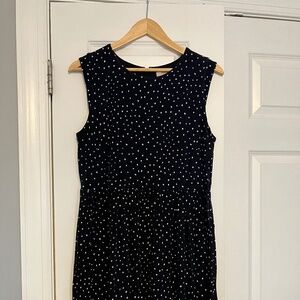 LOFT polka dot dress size L